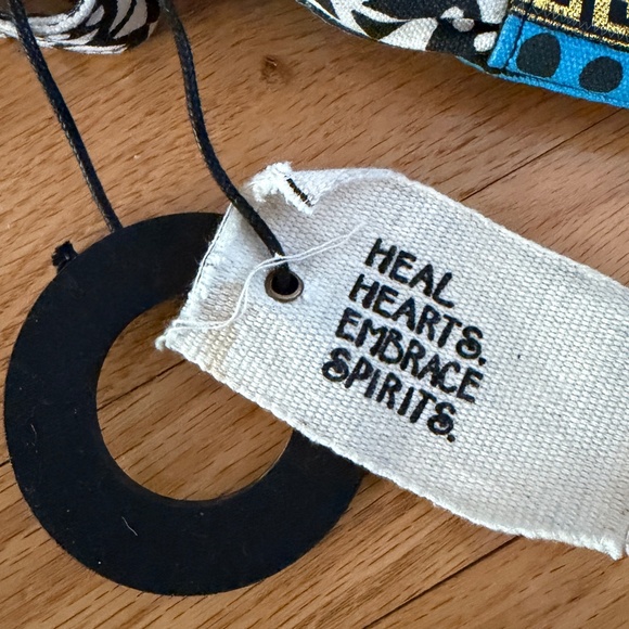 NWT Laurel Burch Crossbody Bag Two Cats Beads - Picture 7 of 13